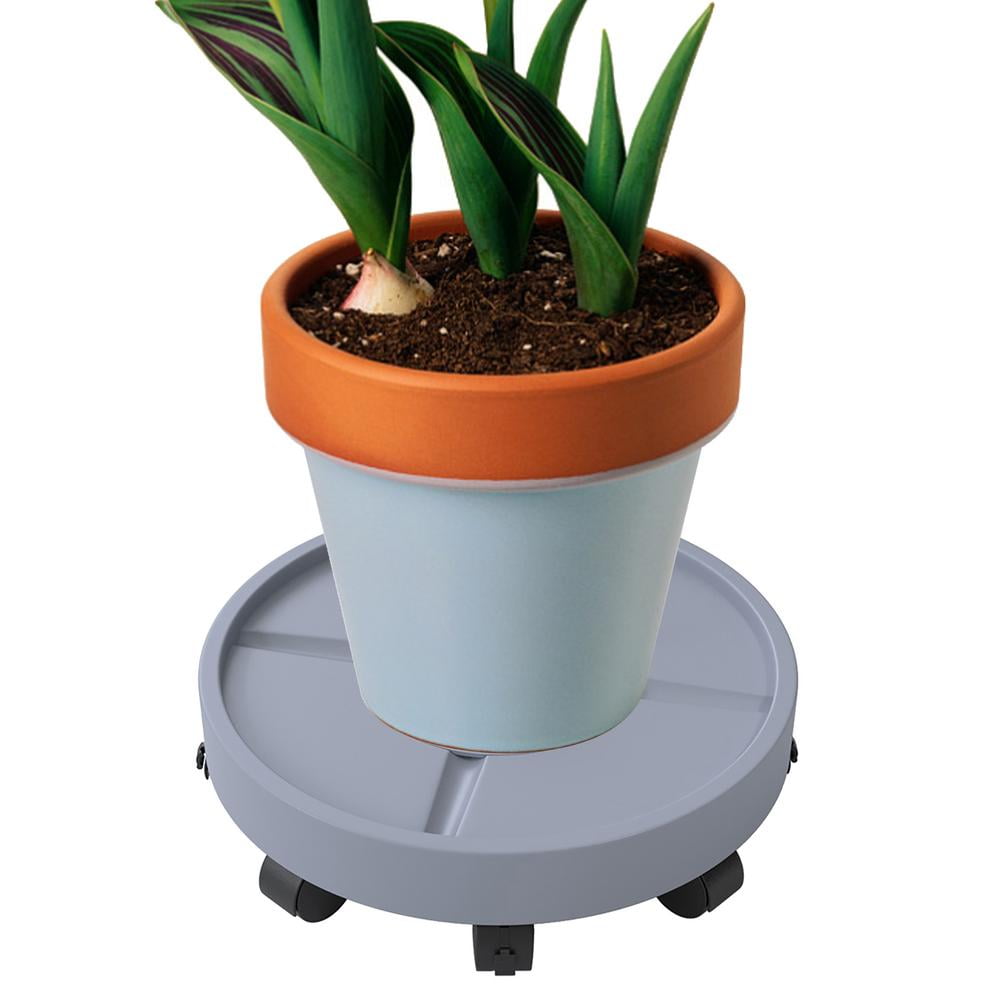 Plant Caddy Heavy Duty Plant Stand with Wheels Movable Universal Sturdy Design Wheel for Garden 