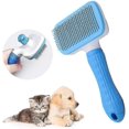 thumbnail image 1 of Cepillo para perros y gatos, cepillo autolimpiante, cepillo para el cuidado de perros, cepillo para perros de pelo largo, 1 of 3
