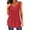 Red, variant on Womens Tank Tops, Duoif Sleeveless Casual Shirt, Stylish Button down Blouse Going Out Tops for Women Green L
