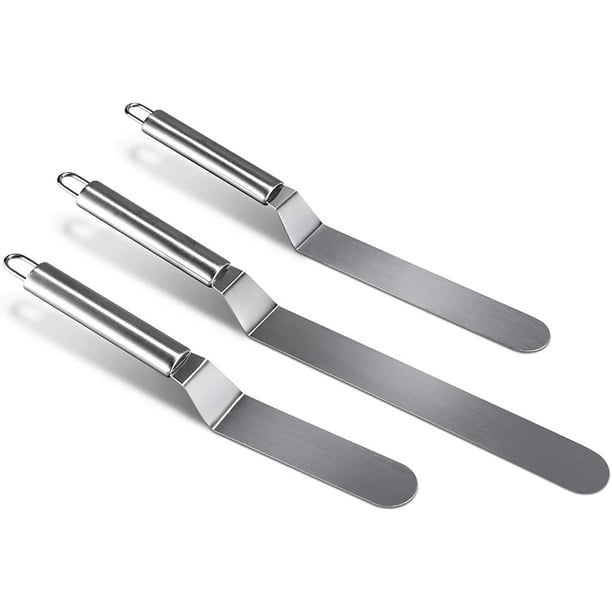 Cake knife & cake knife 3piece stainless steel angle palette set in 6