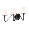 thumbnail image 3 of Yep by Golden Lighting Kennedy 3-light Vanity in Natural Black, 3 of 6