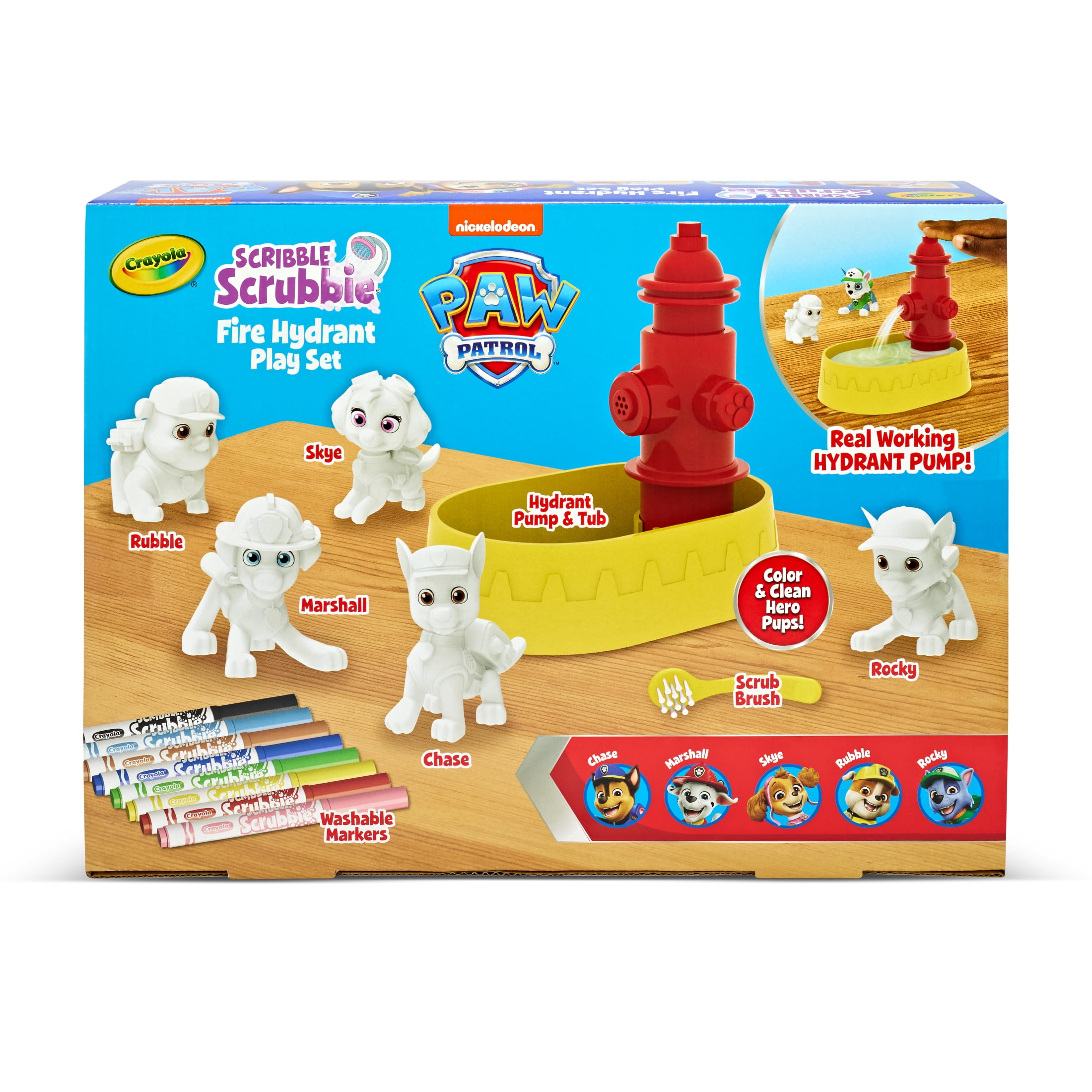 Crayola Scribble Scrubbies PAW Patrol Customizable Figurine Playset - Easter Basket Essential for Toddler Boys & Girls, Ages 3+