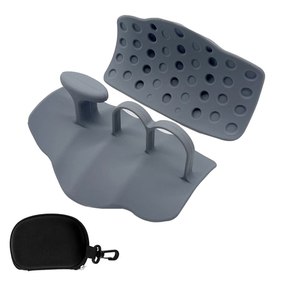 Hyasfey 1 Pair Anti-Slip Workout Grips Men Women Hand Palm Protection Weight Lifting Dumbbell Deadlift Pull-Up Grippers Gym Training Exercise Fingerless Gloves