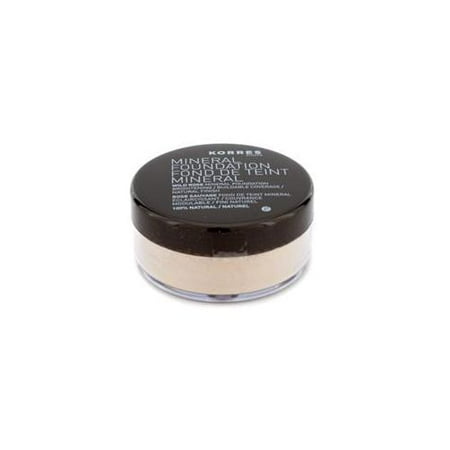 Korres 13581503502 Wild Rose Mineral Foundation -Powder - number WRMF1 Fair - 8. 5g-0. 29oz