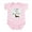 Petal Pink, variant on CafePress - Dachshund 1 Infant Bodysuit - Baby Light Bodysuit, Size Newborn - 24 Months