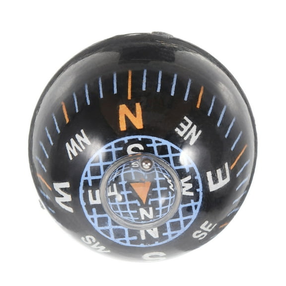 Soimiss Motorcycle Compass for Adventure Black Plastic 1Pack