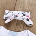 thumbnail image 5 of BULLPIANO Infant Baby Girl Romper Pants Headband Hat Clothes Outfit Set 0-3 Months, 5 of 13