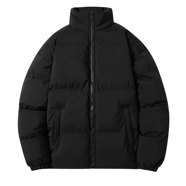 Men's Down Jacket Warm Cotton Clothing Loose Coat Bread Suit Thickening Warm CoatM