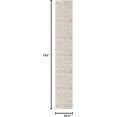 Boho Long Runner Rug 2.6x16 ft Moroccan Beige Washable Non-Slip Non ...