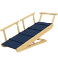 thumbnail image 1 of PawHut Adjustable Dog Stairs Foldable Dog Steps with Non-slip Mat for Small to Large Dogs for High Bed Sofa Couch, 1 of 7