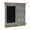 Gray, variant on Kate and Laurel Idamae Wood Framed Chalkboard with Mail Holders and Key Hooks Wall Organizer, Rustic Brown