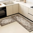 thumbnail image 5 of Kitchen Rugs Sets of 3 Non Slip Washable Kitchen Mats for Floor, Waterproof Kitchen Runner Rug, Floor Mat Carpet for Entryway, Laundry, Sink, Hallway, Bathroom, 5 of 12