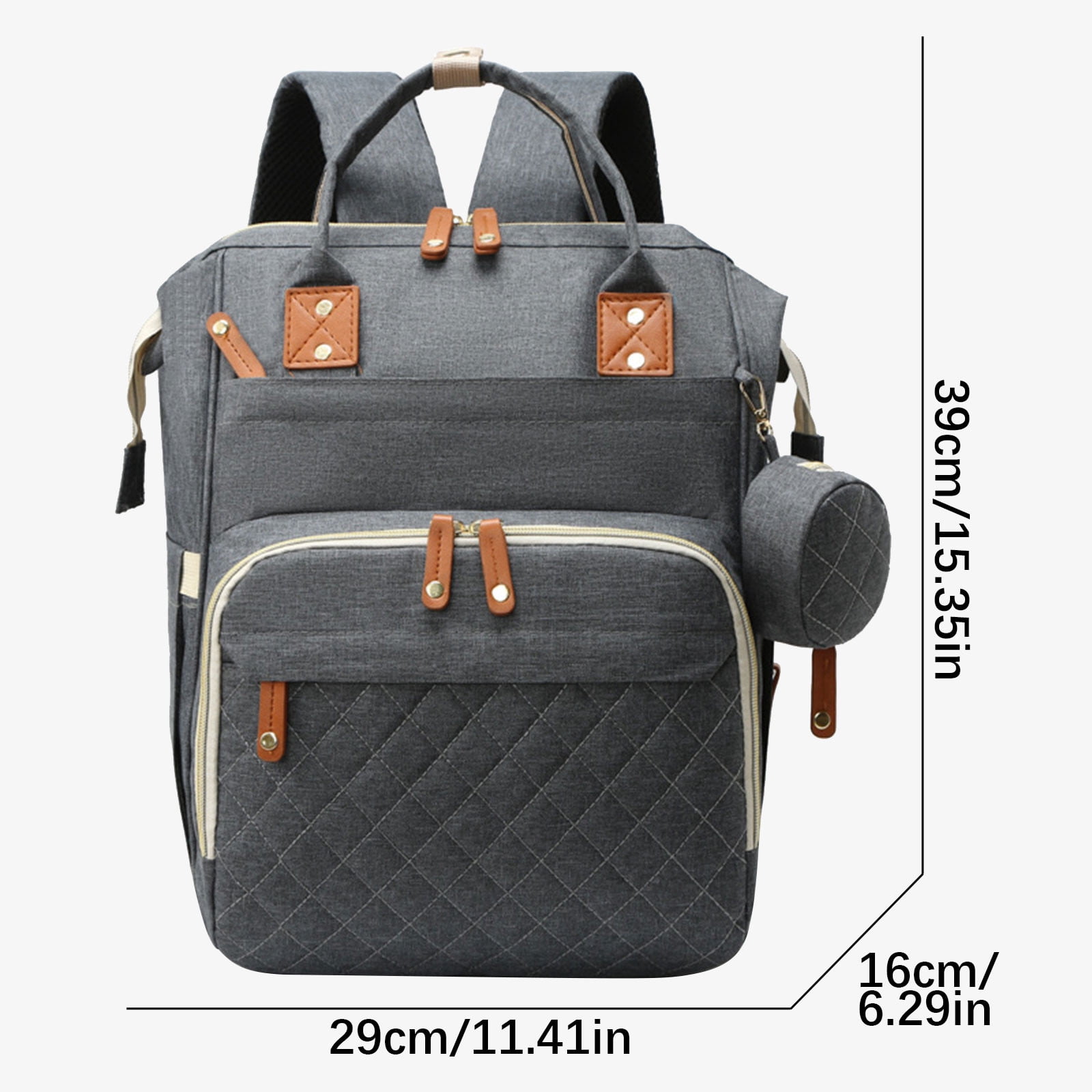 Kdkad Diaper Bag Backpack, Baby Bag, Diaper Bag with Changing Station, Diaper Changing Station, Portable Diaper Changing Pad, Large Capacity
