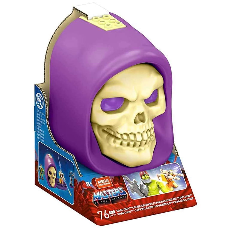 Mega Construx Skeletor Skull He-Man Jet Sled, Trap Jaw Laser