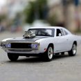 thumbnail image 3 of 1/32 pour Dodge Voiture Moulée sous Pression à Rétrofriction Musique LED Modèle Jouet pour Enfants Décoration de Table, 3 of 9