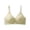 Green, variant on Lightly Wireless Everyday Bra Soft Molded Padded Cups Flexible Stretch Side Bands Fine Adjustable Thin Shoulder Straps Sweat for Office Errands Weekend Activities Bras for Women