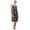 Black Onyx Floral, variant on Aria Women's Sleeveless 100% Cotton 40" Nightgown, Sizes XS-5X