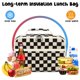 thumbnail image 5 of Bolsa Térmica para Almuerzo Bluboon para Niñas, Aislada, de Pana, 7.6L Negra/Blanca, 5 of 9