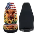 thumbnail image 6 of XYZCANDO 2 Piece Car Accessories for car Front Seats Car Seat Cover Set Breathable Washable, Truck Vehicle Sedan Car Seat Covers, Sunflowers, 6 of 10