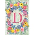 thumbnail image 3 of Briarwood Lane Spring Monogram Letter D Garden Flag, 3 of 4