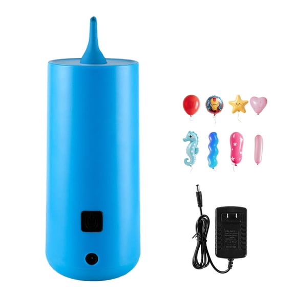 Electric Balloon Pump - Dual Nozzle Portable Inflator for Long Twisty Animal Balloons, Foil & Latex Balloons | 18L/Min Fast Inflation | Lightweight & Quiet (65dB) | Party Decorations Tool