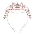 thumbnail image 3 of Delicate Vintage Hairband Glistening Headband Bachelorette Party Bride Bridal Jewelry Headpiece, 3 of 9