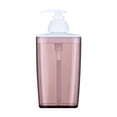 thumbnail image 1 of Dispensador de jabón líquido 420ml de baño multipropósito de lujo Bomba de loción portátil Botella contenedor de lavado de manos para viajes en hotel rosa, 1 of 8