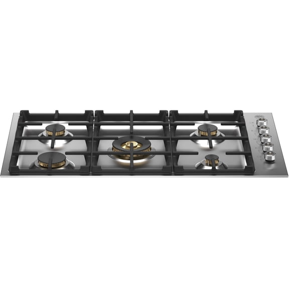 Bertazzoni Prof365qbxt Professional 36" Wide 5 Burner Gas Cooktop - Stainless Steel