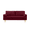 Red, variant on 65" Velvet Upholstered Small Loveseat Couch, 2 Seater Sofa with Pine Wood Frame, Comfortable Loveseat with High-Density Sponge for Living Room, Navy