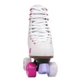 thumbnail image 2 of Quad Roller Skates for Girls and Women size 4.5 Women White and Pink Heart Outdoor Indoor and Rink Skating Classic Hightop Fashionable Design, 2 of 12