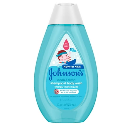 Johnson's Clean & Fresh Kids' Shampoo & Body Wash, 13.6 (Best Body Wash For Kids)
