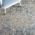 thumbnail image 6 of Safavieh Valencia Renae Medallion Polyester Area Rug, Light Gray/Blue, 8' x 10', 6 of 11
