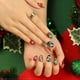 thumbnail image 1 of Christmas Nails Short,Xmas Fake Nails,Red Green Theme Nail,Cute Christmas False Nails for Women With Press Gel Adhesive,Elegant Art Decorations,Xmas N, 1 of 5