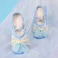 thumbnail image 2 of Gyujnb Girls Summer Dance Shoes Soft Sole Ballet Slippers for Toddlers Performance Recital Party Footwear Lightweight Flexible,5-5.5 Years, 2 of 3