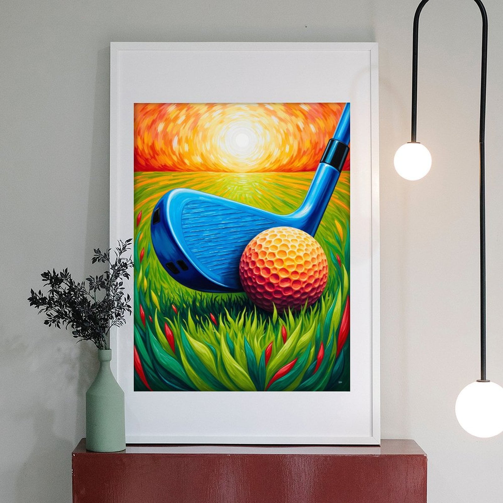 Diamond Art Kits for Adults - 5d Golf Club Sunrise Art Scene Diamond Painting for Adults, Diamond Art for Adults Beginners, Diamond Painting Kits for Adults for Home Wall Decor