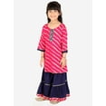 thumbnail image 5 of Ahhaaaa Kids Ethnic Cotton Jaipuri Printed Kurti with Sharara Set for Baby Girls, 5 of 22