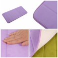 thumbnail image 4 of URMAGIC Coral Velvet Memory Foam Stripes Non-slip Absorbent Quick-dry Shower Bath Mat Tub Bathroom Rug Pad Bathroom Mats, 4 of 7