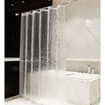 thumbnail image 1 of Cortina de ducha de 180 x 180 cm Cortina de baño PEVA transparente, 1 of 5