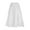 White, variant on Michellecmm Women's Tiered Long Skirts Drawstring Elastic Waist Solid Color Ruched Midi Skirts Side Split Skirts