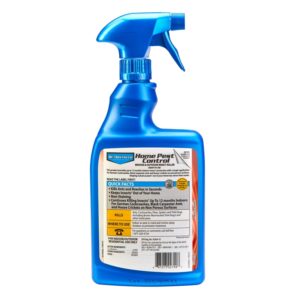 BIOADVANCED 15 oz. Spray Home Pest Insect Killer 701310A - The