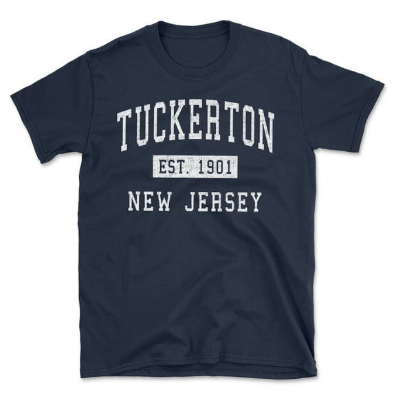 Tuckerton New Jersey Classic Established Men's Cotton T-Shirt