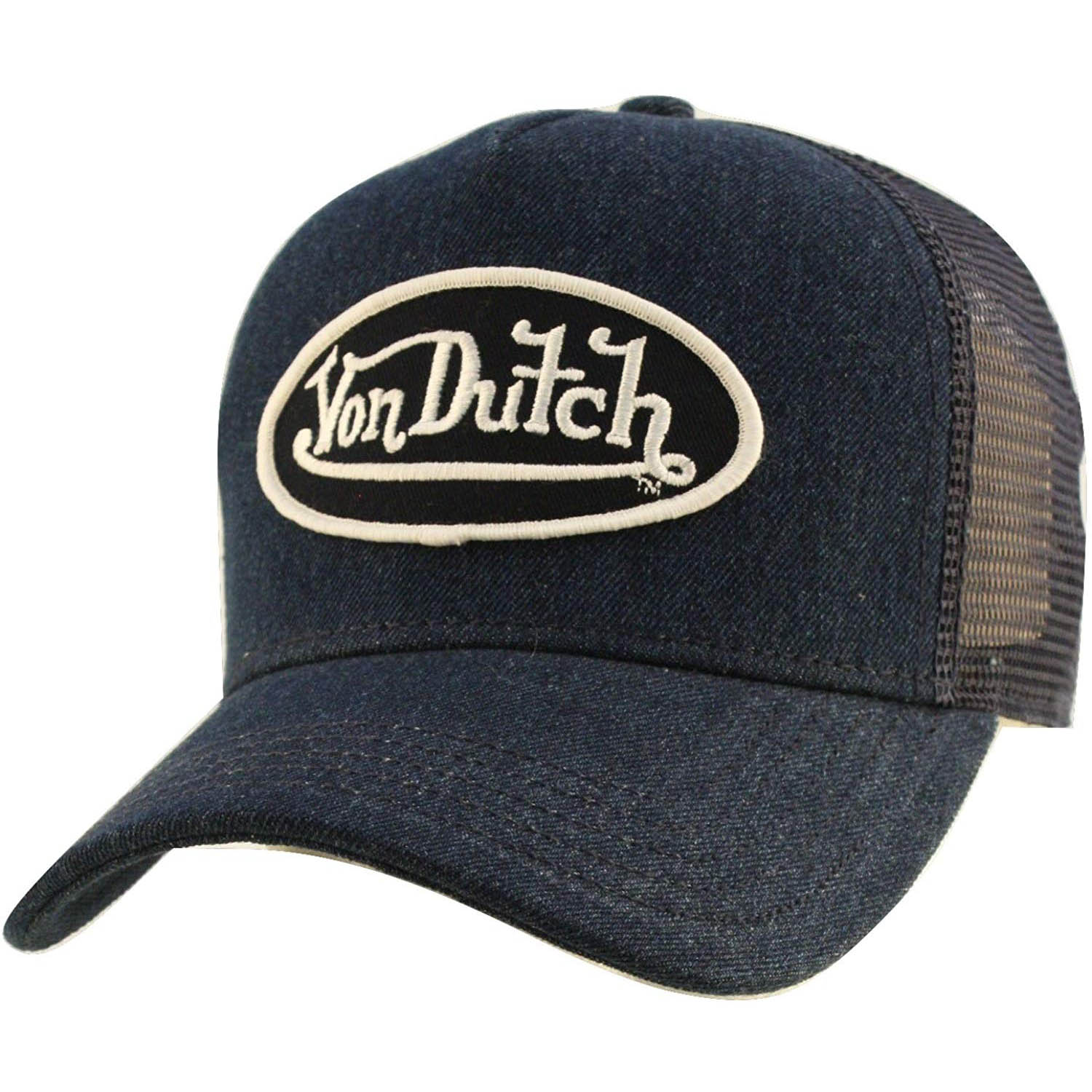 Von Dutch Unisex Trucker Denim / Black 