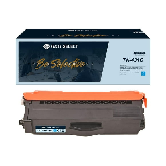 G&G Select Brother TN-431 New Compatible Cyan Toner Cartridge