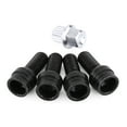 thumbnail image 2 of M14x1.5MM Wheel Lug Nut Set Black Steel Threaded Fasteners with Key for Original Car Replacement, 2 of 7