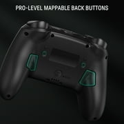 Funlab Video Game Pro Controller with Charging Dock Compatible with Switch/2/OLED, Steam Deck & PC, Black