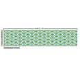 thumbnail image 2 of Ambesonne Geometric Fabric by the Yard Upholstery, Retro Circle and Dots, 10 Yards, Yellow Green Blue Black, 2 of 4