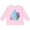 AD-Pink, variant on Inktastic Fourth Birthday Mermaid Girls Long Sleeve Toddler T-Shirt