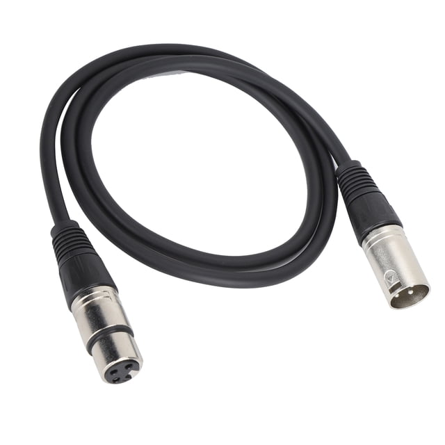 Cable de Micrófono, Clear Professional 3pin XLR Male A XLR Femenino Con Cable Flexible para Sound Live Para Studio Recor