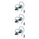 thumbnail image 2 of Methold Auriculares con cable Auriculares intrauditivos 3.5 mm Entrenamiento Correr Auriculares de alta Teléfonos móviles Computadoras No.04 3Conjunto, 2 of 6