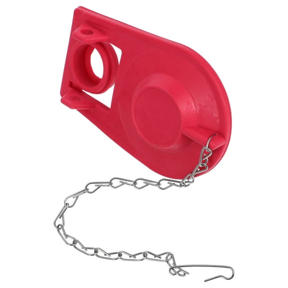 Worgeous  Toilet Flapper Kit Bowl Replacement PU Gloves Baffle Drain Plug Red